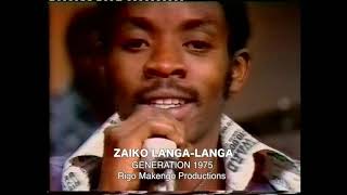 ZAIKO LANGALANGA LES MERVEILLES DU PASSE 1975 [upl. by Noicpesnoc]