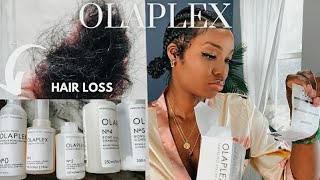 LETS TALK Olaplex reducing hair fall TESTED  Review Thoughts amp Recommendations April Sunny [upl. by Temp]