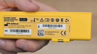 Lifeline VIEW Battery and AED Pads  Where to find the expiration dates [upl. by Kuo]