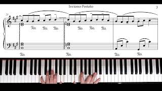 Invierno Porteño  Astor Piazzolla  Piano Solo  Partitura Gratis  Free Sheet Music [upl. by Adelric]