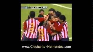 Chicharito Debut for Chivas in the 2006 Apertura Against Necaxa [upl. by Lamberto]