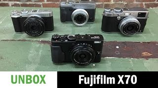 Fujifilm X70 Unboxing and Comparison [upl. by Venable]