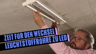 Leuchtstoffröhren mit LED ersetzen und Strom sparen  Anleitung und Tipps zum ZVEI Whitepaper [upl. by Droffats697]