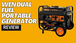 WEN Dual Fuel Portable Generator Review [upl. by Yllil214]