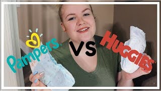 Pampers VS Huggies  Diaper Review 2019  Cruisers VS Little Movers [upl. by Yenatirb546]