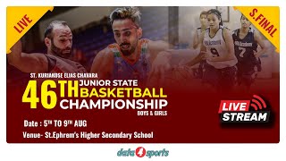 PATHANAMTHITTA VS THRISSUR  SEMI FINAL  BOYS 46th Junior Kerala State Basketball Championship [upl. by Annais]