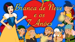 Branca de Neve e os 7 Anões  Conto Infantil  Desenho animado com Os Amiguinhos [upl. by Nalyk]