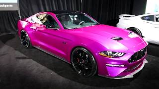 New 2018 Ford Mustang GT Custom Muscle Cars  Galpin Auto Sports  2017 LA Auto Show [upl. by Mastic]