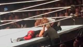 VIDEO Bayley Injured During WWE Live Event [upl. by Ambrosi]