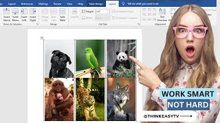 How to automatically resize images to desire size just by drag and drop in Ms Word [upl. by Enrobyalc]