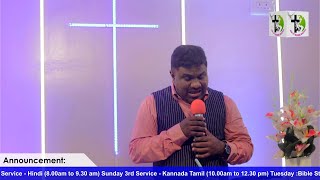 SUNDAY HOLY SERVICE  REV Harish V Daniel Paul New Life Blessings Ministries [upl. by Funch]