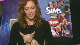 Sims 2 Pets  Hilary Duff Interview [upl. by Maxia703]