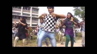 ICC WORLD CUP T20 Bangladesh 2014 Flash Mob Tangail Polytechnic Institute [upl. by Lehcin]