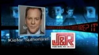 Kiefer Sutherland asks quotIts 1000 pm  Do you know where your children arequot [upl. by Nylyaj]