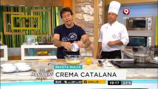 Receta dulce Crema Catalana [upl. by Culbert]