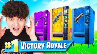 WINNING with VENDING MACHINE ONLY Challenge in Fortnite [upl. by Anialad]