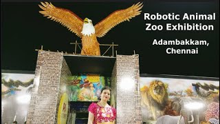 Robotic Animal Zoo Exhibition  Adambakkam chennai shampachakrabarty9280 [upl. by Sethi]