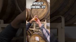 whiskey thieving 101 barrelproof bourbon whiskeythief drill thieves barrel [upl. by Nolos425]