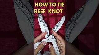 How to tie a Reef knot shorts nursing [upl. by Minta416]