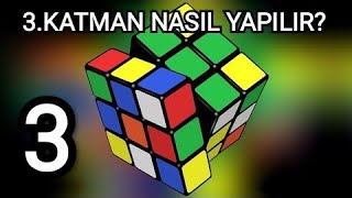 Zeka küpü üçüncü katman yapımı Rubikküp Zekaküpü Rubik rubikscube rubikcube [upl. by Ariaek]