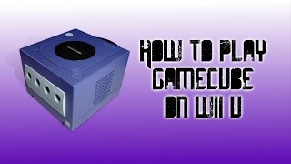 How to play Gamecube games on a Wii U joke [upl. by Dnomaid]