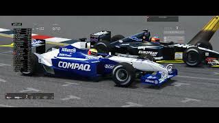 01 F1 2001 ALBERT PARK  Minardi [upl. by Akemahc864]