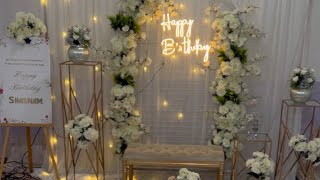 birthday decoration ideas at home [upl. by Ynehpets448]