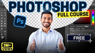 Adobe Photoshop Course for Beginners 12 Hours  Photoshop Tutorial for All Shapes amp Tools [upl. by Der]