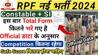 RPF Total Form Fill Up 2024  Rpf me kitne from bhare gaye hai  rpf constable amp SI total form 2024 [upl. by Mello]