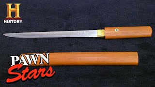 Pawn Stars Rick’s RAZORSHARP Deal for Historic Japanese Sword Season 18  History [upl. by Spiegel]