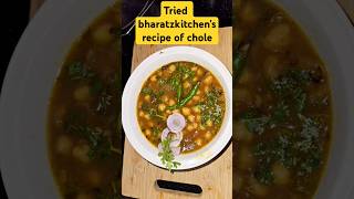 Tried bharatzkitchenHINDI chole recipe  easy and tasty chole recipe [upl. by Tabby]