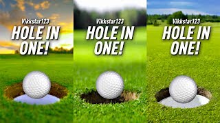 HOLE IN ONE ON EVERY COURSE  GOLF IT [upl. by Els]