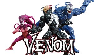 UNBOXING amp REVIEW Marvel Legends VENOM 3 PACK AGONY RIOT amp VENOM Español [upl. by Penhall]