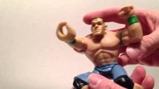 WWE ACTION INSIDER PowerSlammers review wrestling figures demonstration Cena Orton quotgrims toy showquot [upl. by Suivatco751]