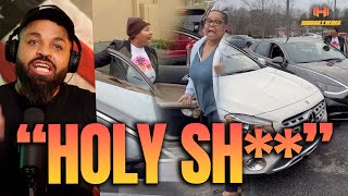 Black Women Fighting In Drive Thru Lane Of Fast Food Restaurant [upl. by Tallula369]