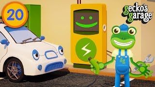 Gecko Fixes Cars at His Repair Garage  Educational Videos For Toddlers  Geckos Garage [upl. by Lucio326]