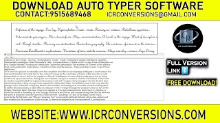 Auto Typer Software Free Download  Auto Typing Software For Data Entry Auto Typer For Notepad plus [upl. by Ivel]