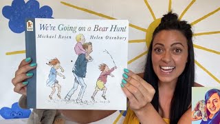 Kids Best Stories We’re Going on a Bear Hunt  ALIVE Story Time with Miss Ferreira Read Aloud [upl. by Erlewine]