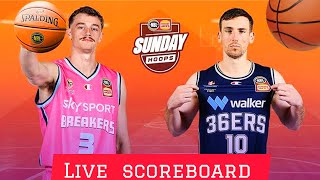 NBL Live 🏀 New Zealand Breakers vs Adelaide 36ers  Live Score [upl. by Chastain]