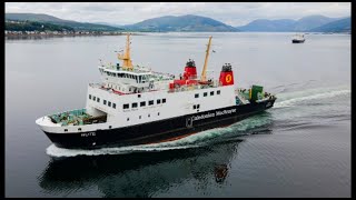 CalMac ferries at Rothesay [upl. by Oreves309]