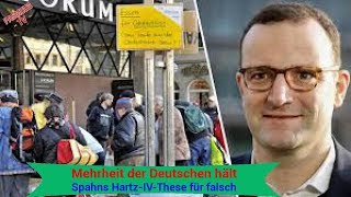 Mehrheit der Deutschen hält Spahns HartzIVThese für falsch [upl. by Ron]