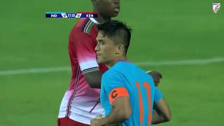 India 30 Kenya  Hero Intercontinental Cup2018 Sunil Chhetris100th game for IndiaMatch Highlight [upl. by Llerraj650]