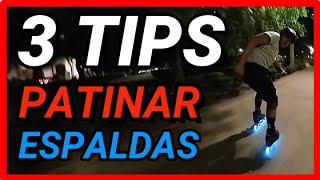 🔥como PATINAR hacía ATRÁS  Rápido  Tutorial  Patines Freeskate [upl. by Anela575]