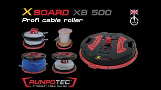 RUNPOTEC cable drum roller X BOARD XB 500 [upl. by Nylanej872]