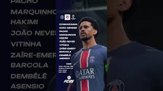 Our starting XI ⚔️ ucl psg [upl. by Kered405]