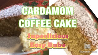 CARDAMOM COFFEE CAKE  EASY TO MAKE [upl. by Colis]