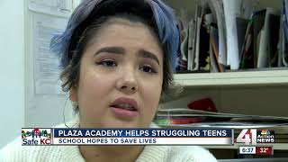 Plaza Academy uses nontraditional teaching to help students get on track [upl. by Cestar]