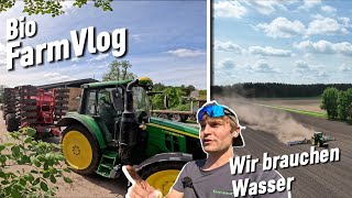 Der kleine arbeitet wie ein großer Soja Striegeln  Drillmaschine präparieren amp mehr  Vlog 90 1 [upl. by Kimberly474]