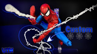 Custom Spider Webs SpiderMan 112 Action figures  Mafex Marvel Legends SHFiguarts Mezco [upl. by Hajar349]