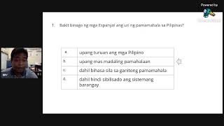 Estruktura ng Pamahalaang Kolonyal [upl. by Aliwt]